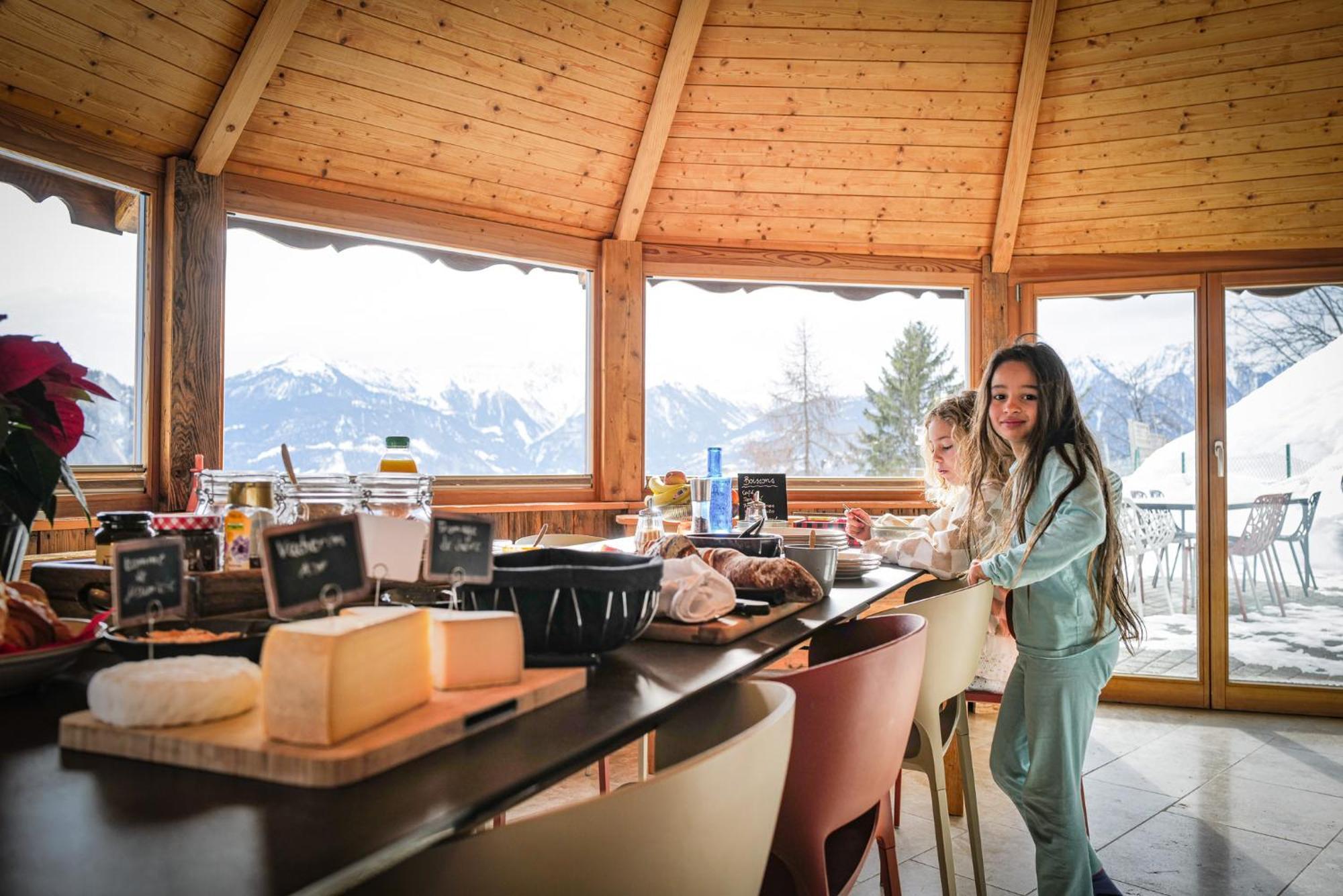 Chalet 4 Saisons Ovronnaz Buitenkant foto
