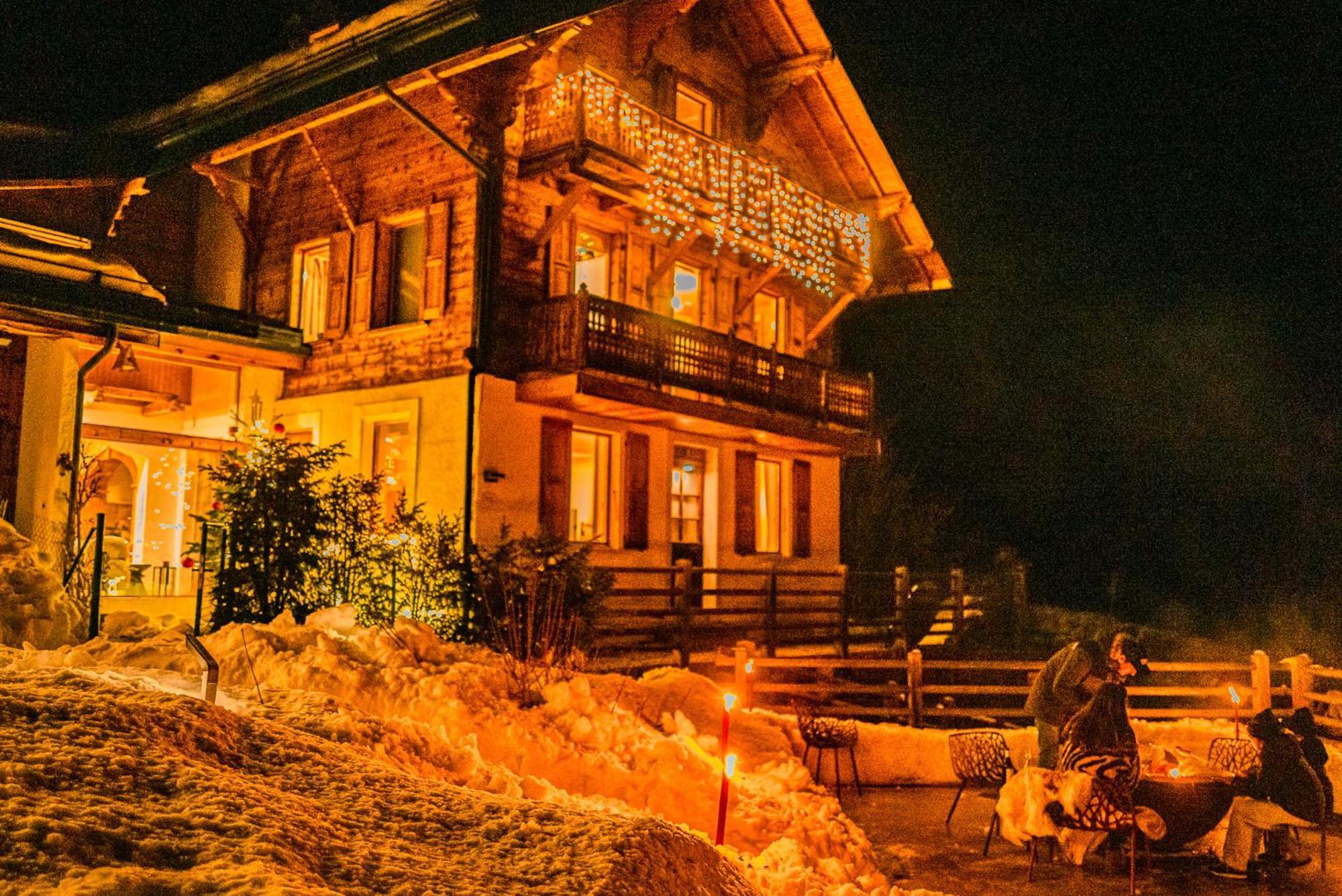Chalet 4 Saisons Ovronnaz Buitenkant foto
