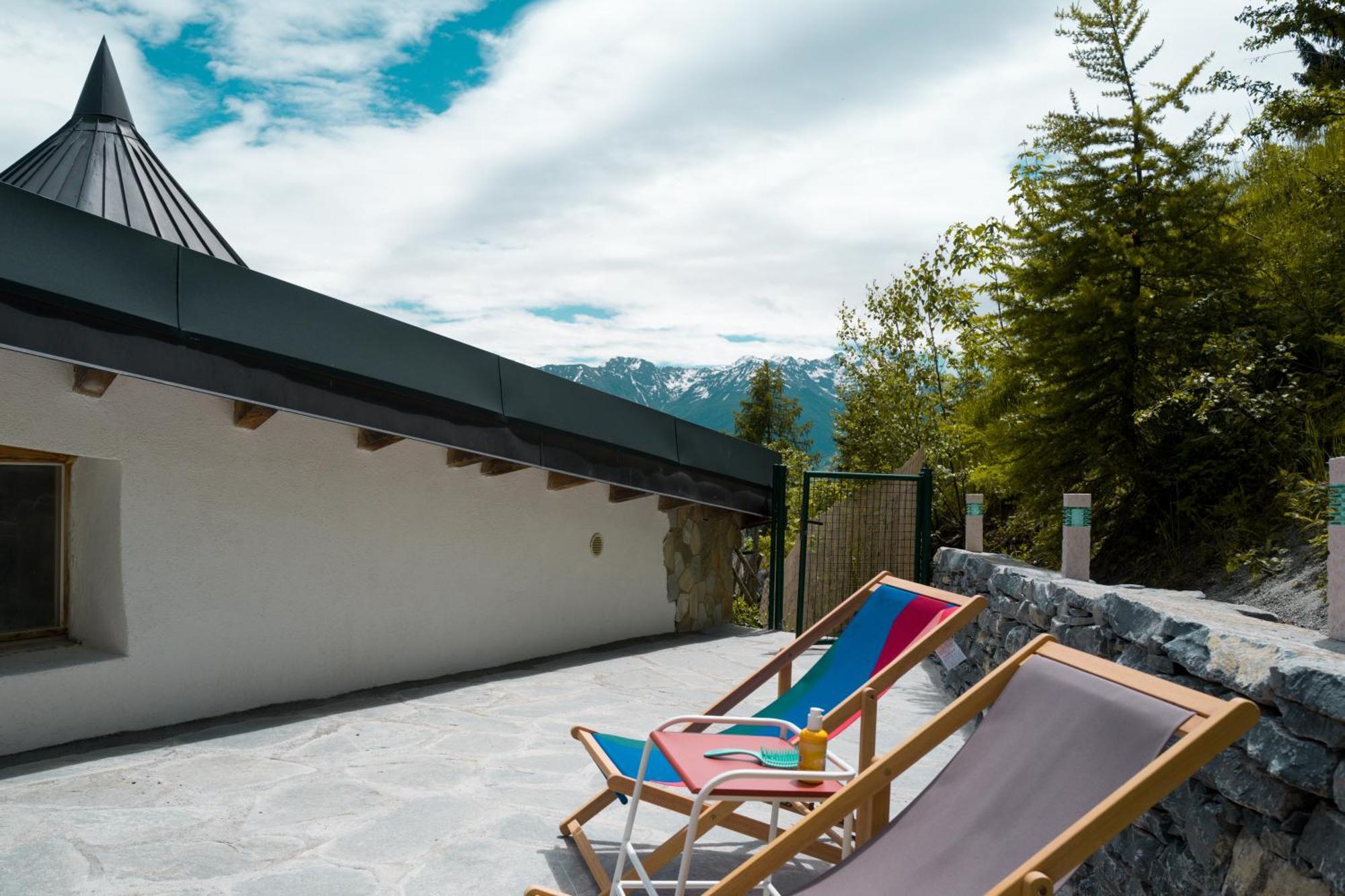 Chalet 4 Saisons Ovronnaz Buitenkant foto